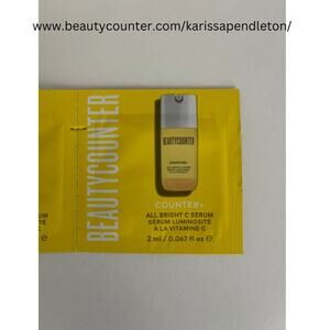 2 Beautycounter All Bright C Serum Sample Packets